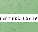 rulet komşu tahmin programı