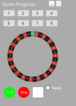 MCT Casino Rulet Analiz Programı